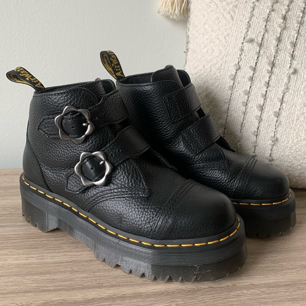 Dr. Martens Black Combat Boots